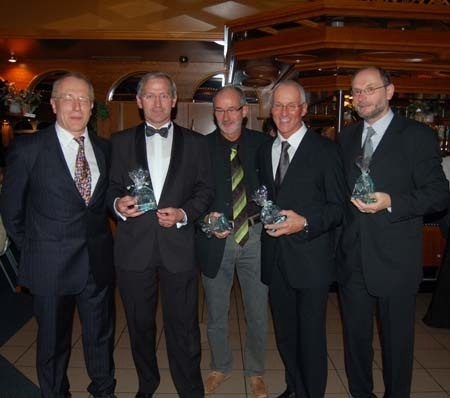 Sprintende Tänzer 2007 in Zeven: Joachim-Hickisch, Hans-Georg Müller, Helmut Meier, Jürgen Umann und Friedrich Müller
